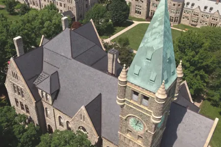Bryn Mawr College from overhead