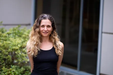 Outdoor portrait of Eleanor Stanford 