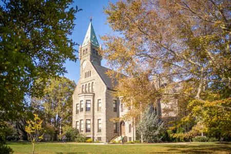 Taylor Hall in the fall