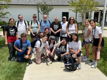 Nora Goldfarb with WCAC shelter staff
