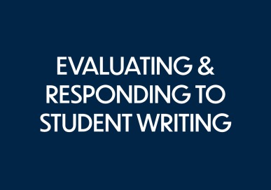 ga handbook - evaluating and responding to student writing