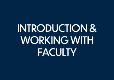 ga handbook - introduction and working with faculty