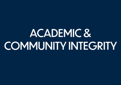 student success - faculty feature - academic and community integrity