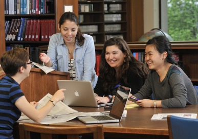 Students in Library