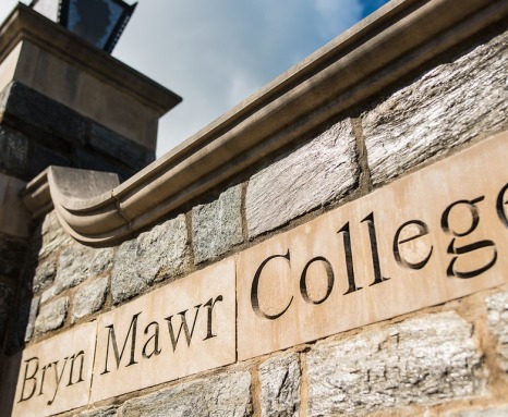 Bryn Mawr College Sign