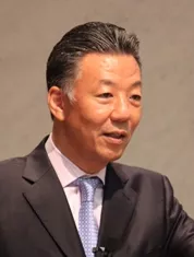 Photo of Kiyoyuki Seguchif speaking.