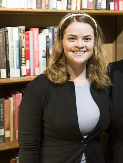 Claire Hampton and Chloe Berger