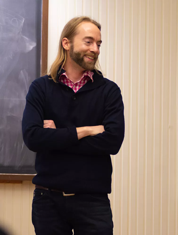 Assistant Professor of Political Science Joel Alden Schlosser