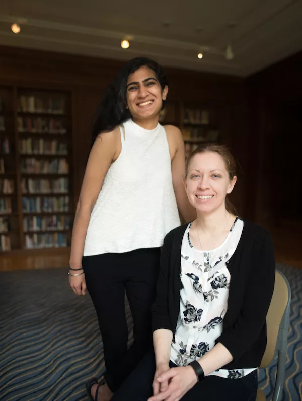 Manroocha Singh and Professor Jane Chandlee