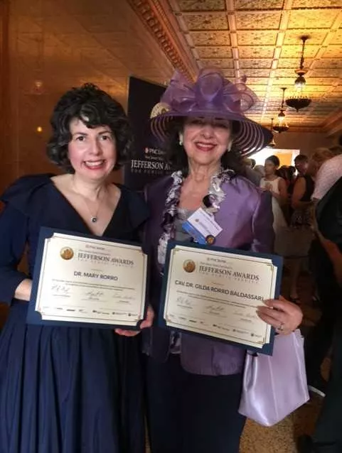 Mary C. Rorro '91 and her mother Gilda Rorro Baldassari