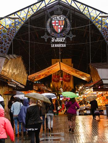 Barcelona market area