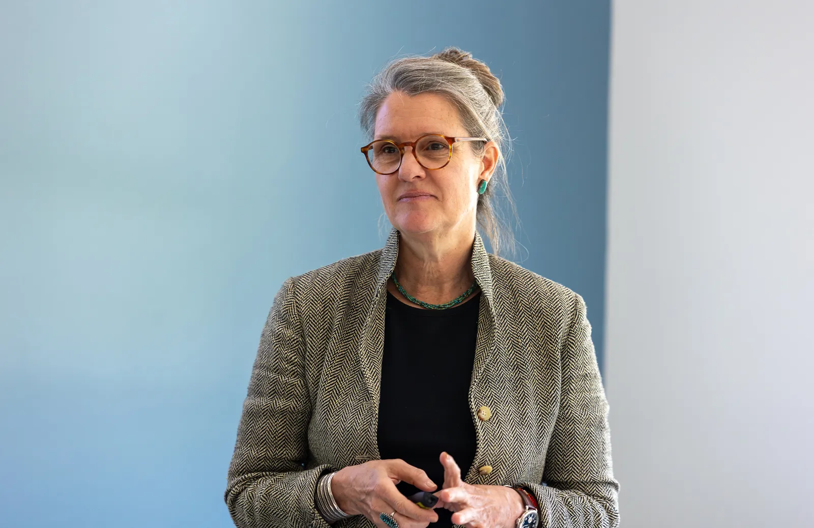 Lisa Young Larance in classroom