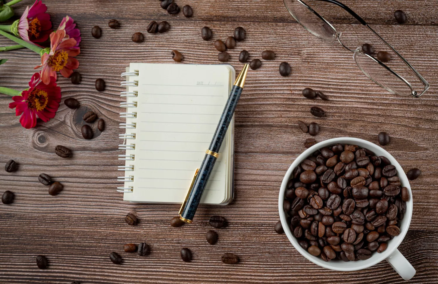 Coffee and Notebook