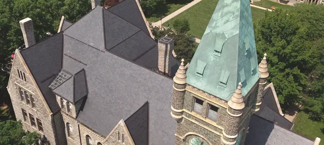 Bryn Mawr College from overhead