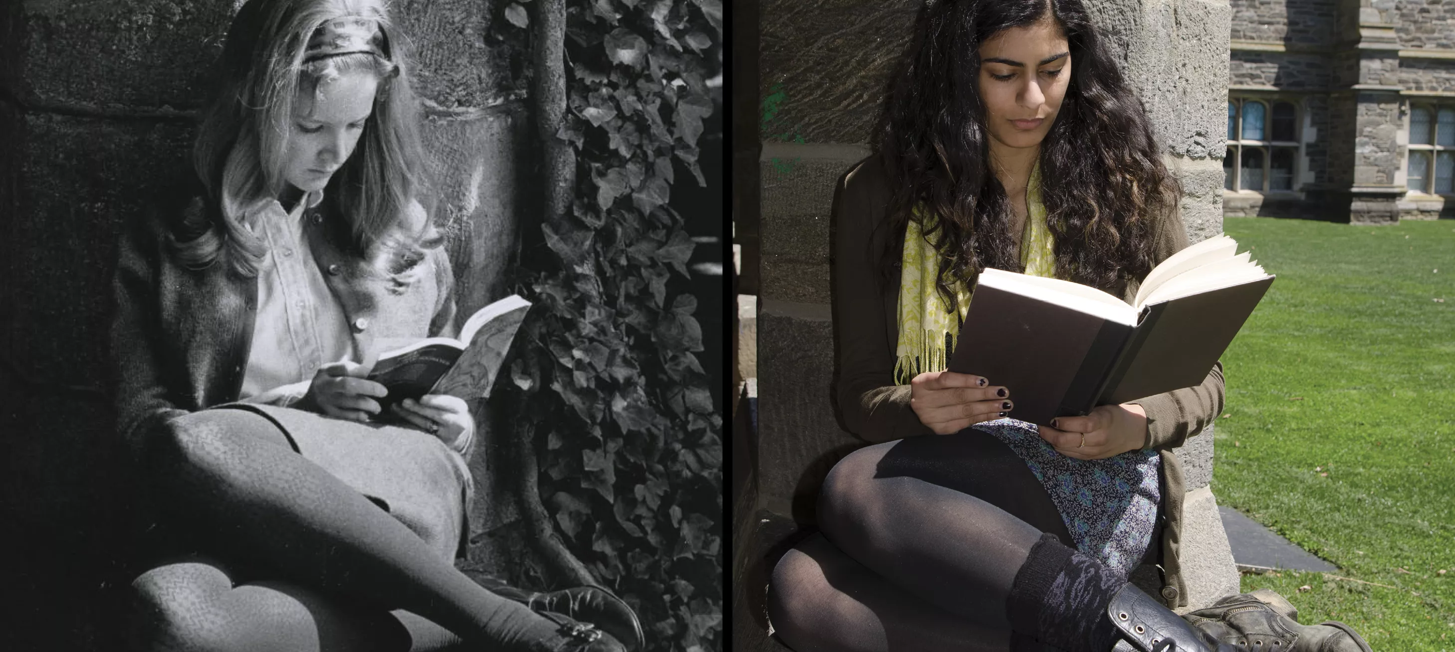 Then and Now - Studying in the Cloisters