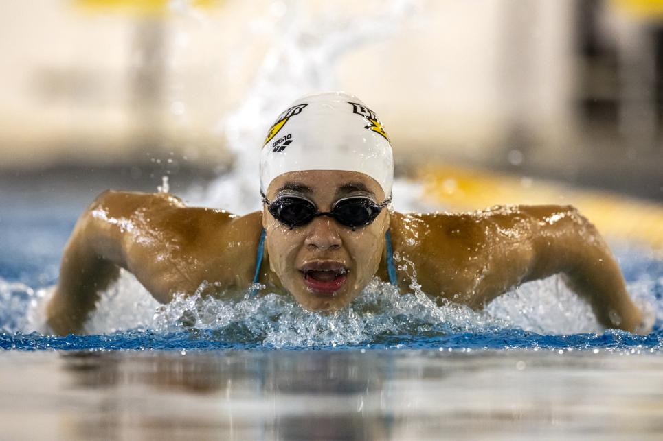 Adjoa Acquaah swimming