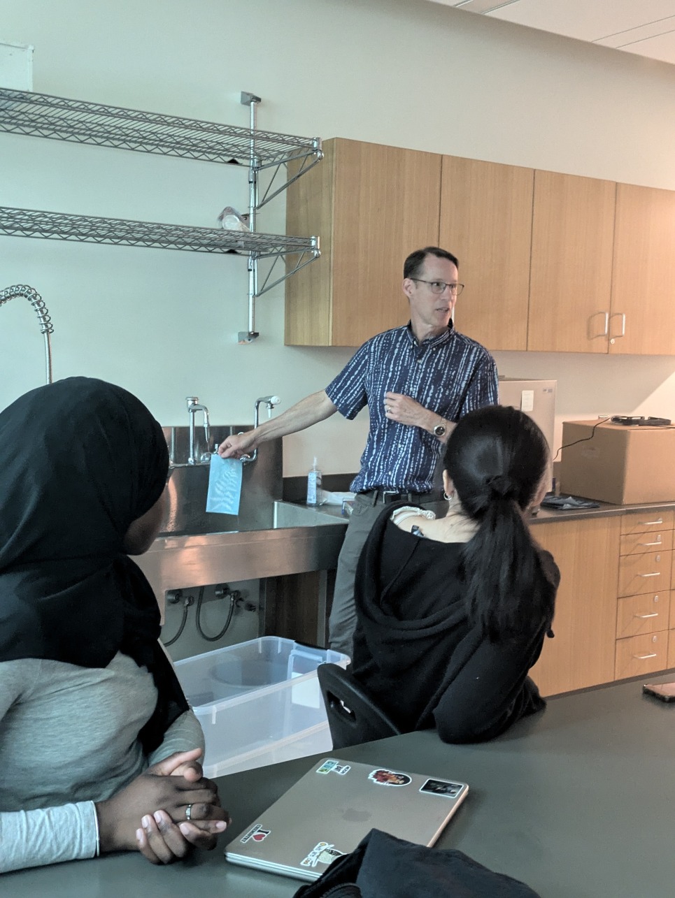 Warren Cariou explain cyanotype process