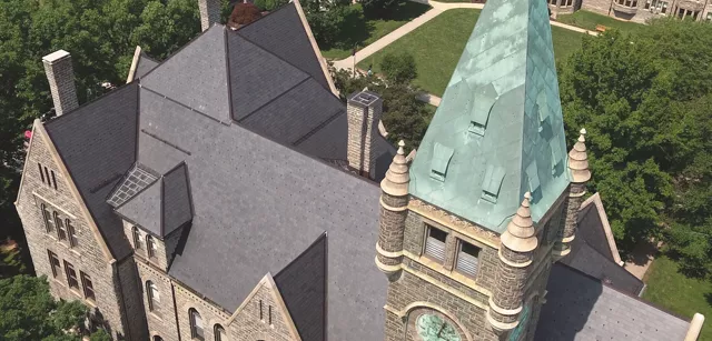 Bryn Mawr College from overhead