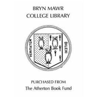 Atherton Book Fund bookplate