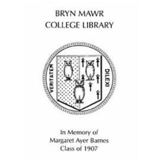 Margaret Ayer Barnes Book Fund bookplate