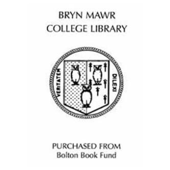 Bolton Book Fund bookplate