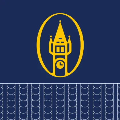 A yellow illustration of Taylor Hall on a navy background
