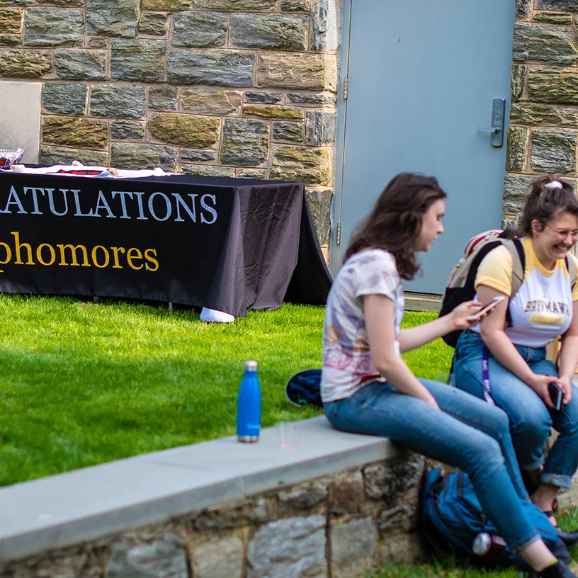 students on campus outdoor