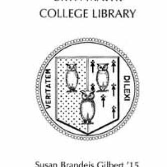 Susan Brandeis Gilbert Fund bookplate