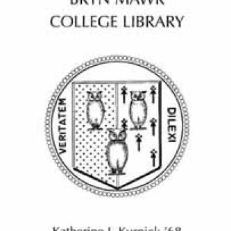 Katherine J. Kurnick Book Fund bookplate