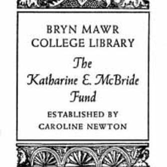 Caroline Newton Book Fund bookplate