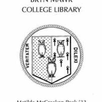 Matilda McCracken Peck Book Fund bookplate