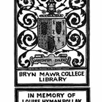 Louise Hyman Pollak Memorial Book Fund bookplate