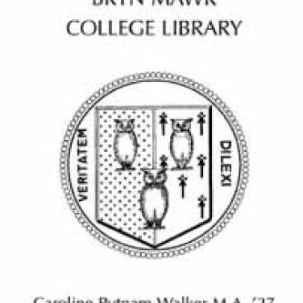 Caroline P. Walker Fund bookplate