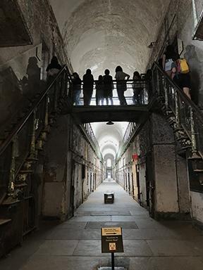 Students at Eastern State Penitentiary