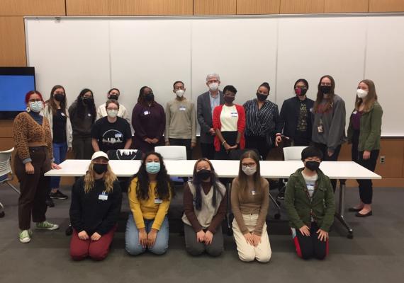 Photo of math students attending a STEM Education Fair at Temple University