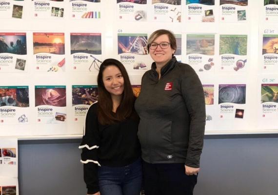 Tessa Pham ’20 and Ruth Czarnecki-Lichstein ’01