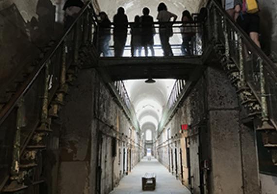 Students at Eastern State Penitentiary