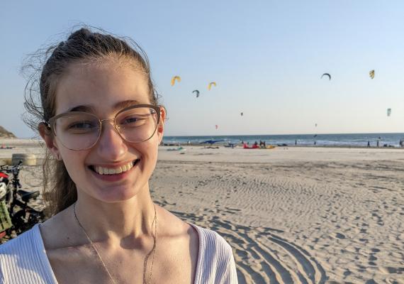 Spencer Auerbach at the beach