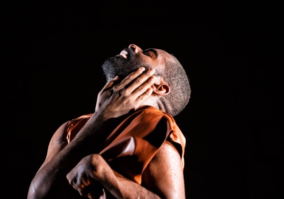 Close up of dancer Jerron Herman