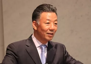 Photo of Kiyoyuki Seguchif speaking.