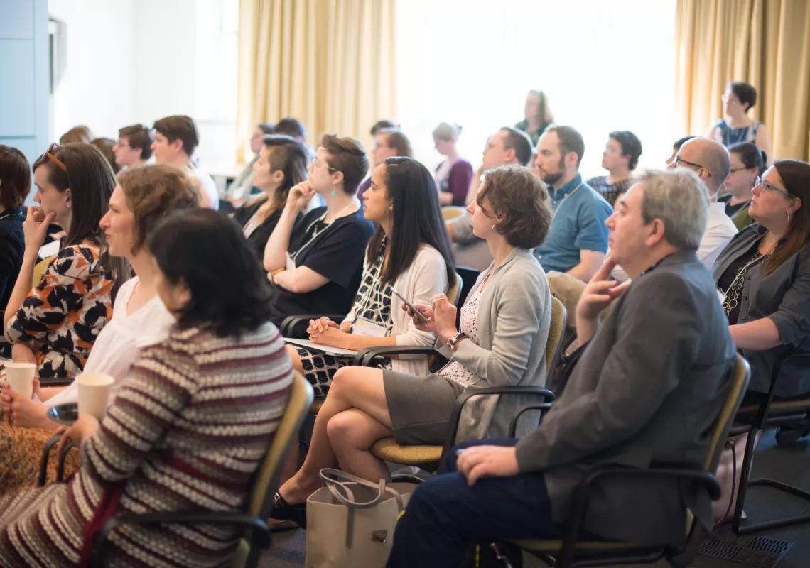 audience at a conference