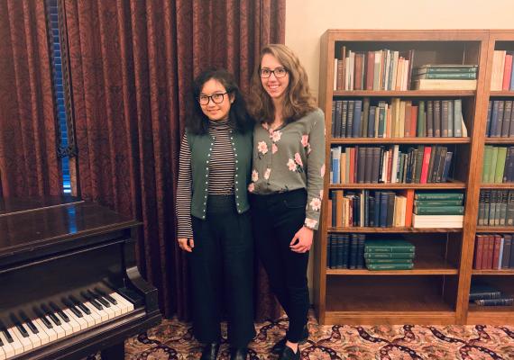 Katie Breyer and Yusi Liu at the UC Boulder conference