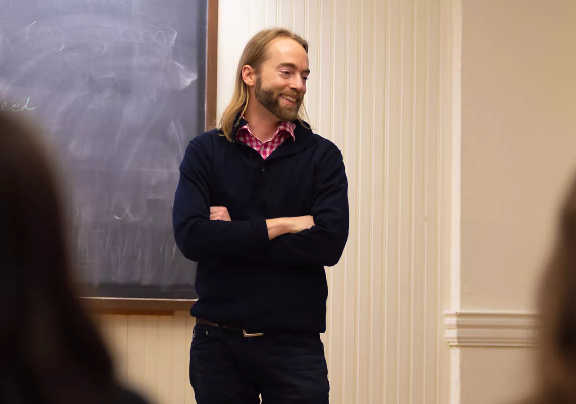 Assistant Professor of Political Science Joel Alden Schlosser