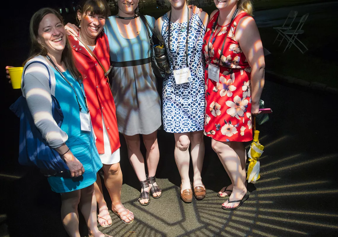 Katherine Fallon and friends at Bryn Mawr College Reunion 2018.