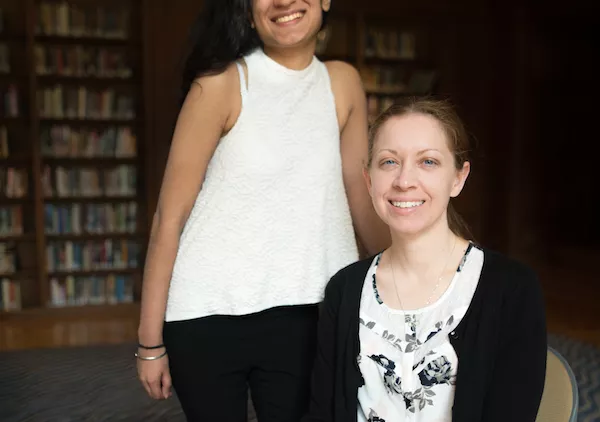 Manroocha Singh and Professor Jane Chandlee