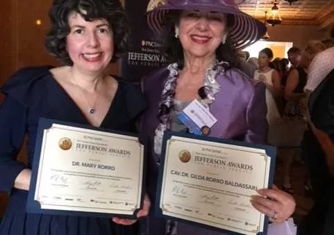 Mary C. Rorro '91 and her mother Gilda Rorro Baldassari