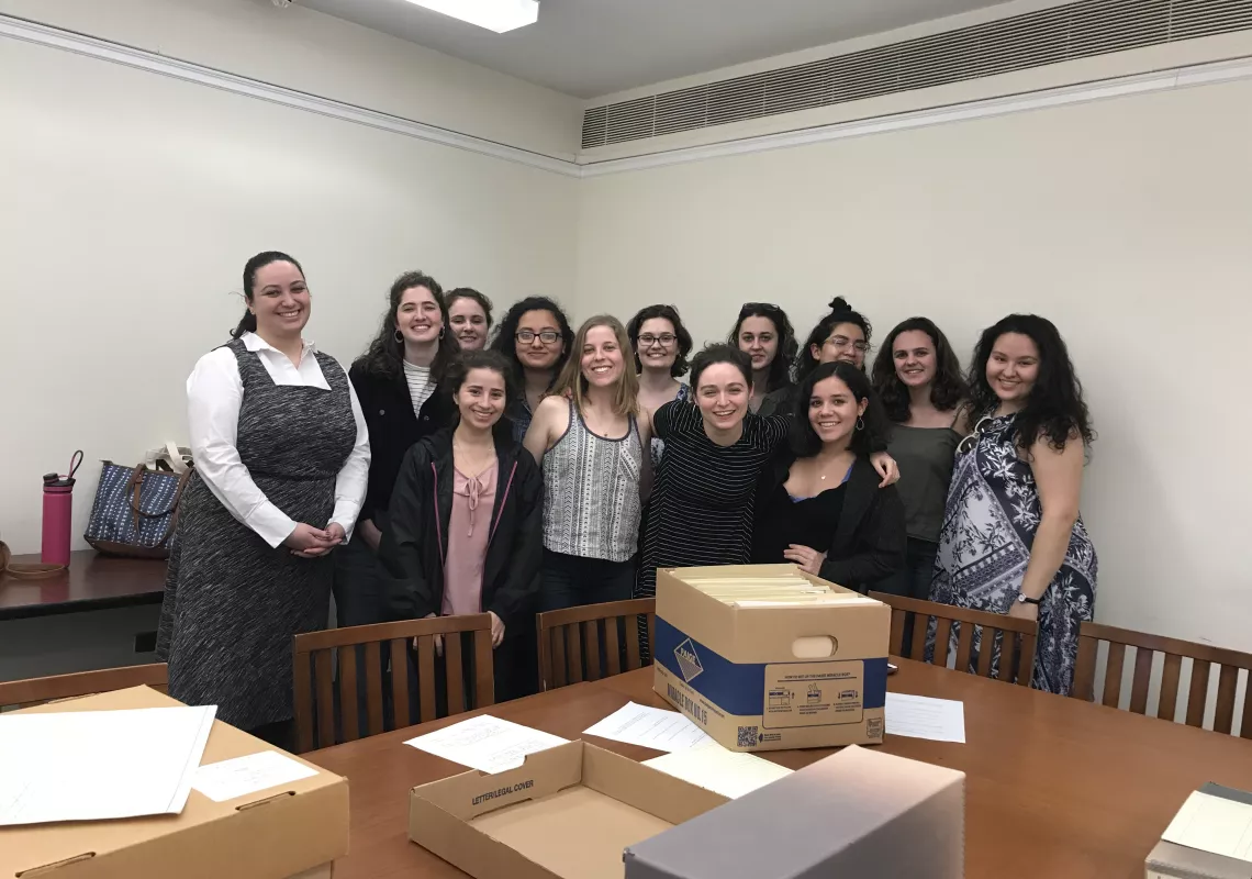 Students from Professor of Spanish Rosi Song's course "Memoria y Guerra Civil"