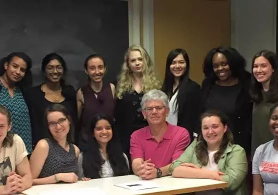 Victor Donnay and students