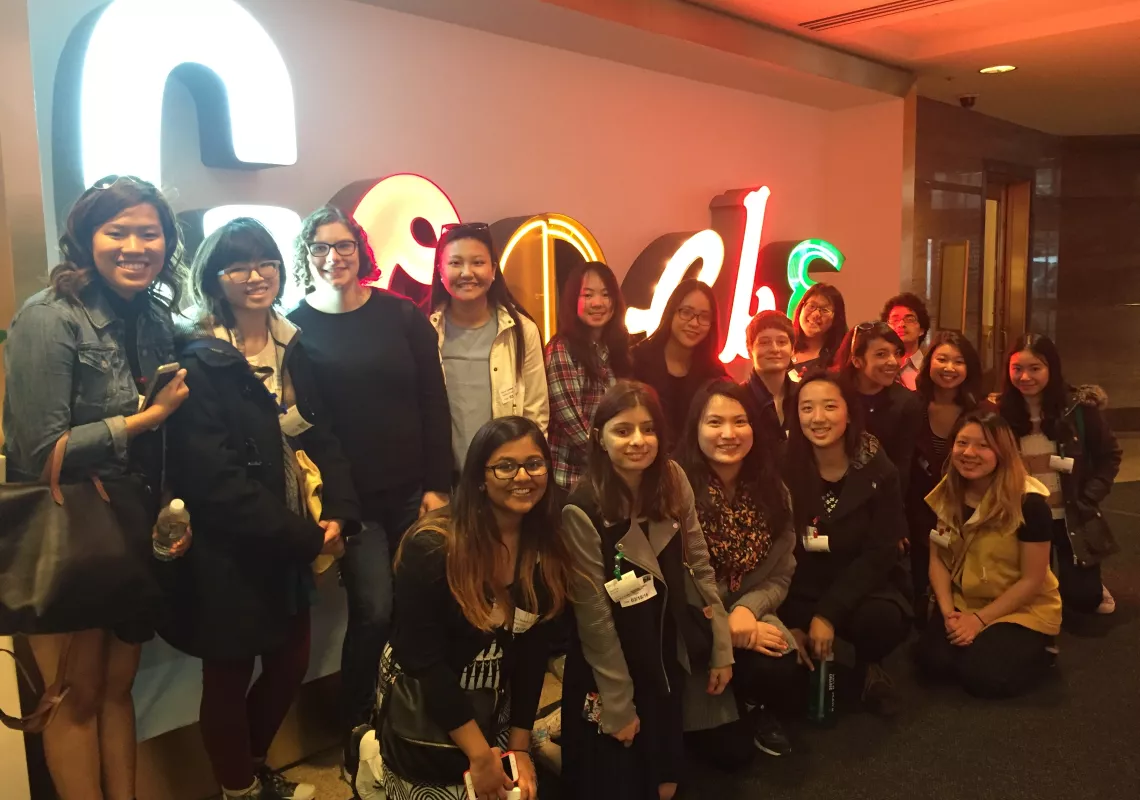 Students Visit Google's NYC Offices