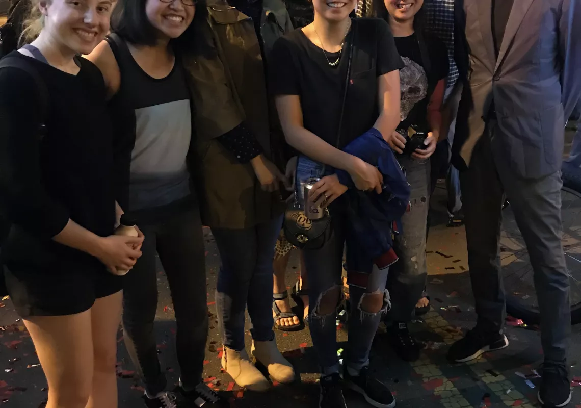 Students meet Fireflies artist Cai Guo-Quiang 